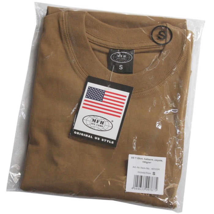 US T-shirt, half sleeves, single jersey